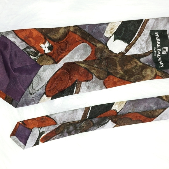 Vintage Pierre Balmain Tie 57" - Picture 3 of 5